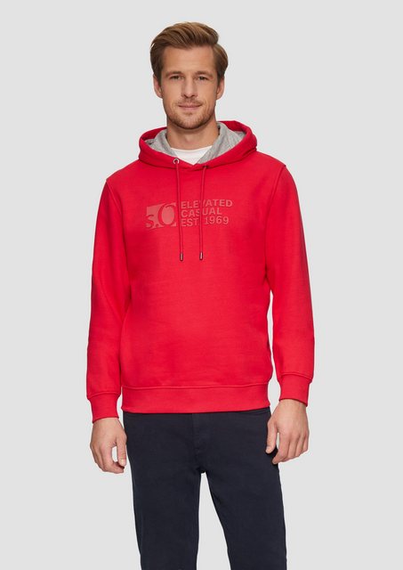 s.Oliver Sweatshirt Hoodie mit Logo-Print Logo günstig online kaufen