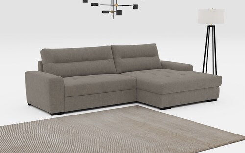 COTTA Ecksofa "Cappa L-Form", wahlweise mit Bettfunktion und Bettkasten günstig online kaufen