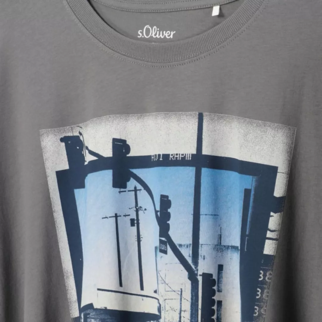 s.Oliver T-Shirt mit Motiv-Print günstig online kaufen
