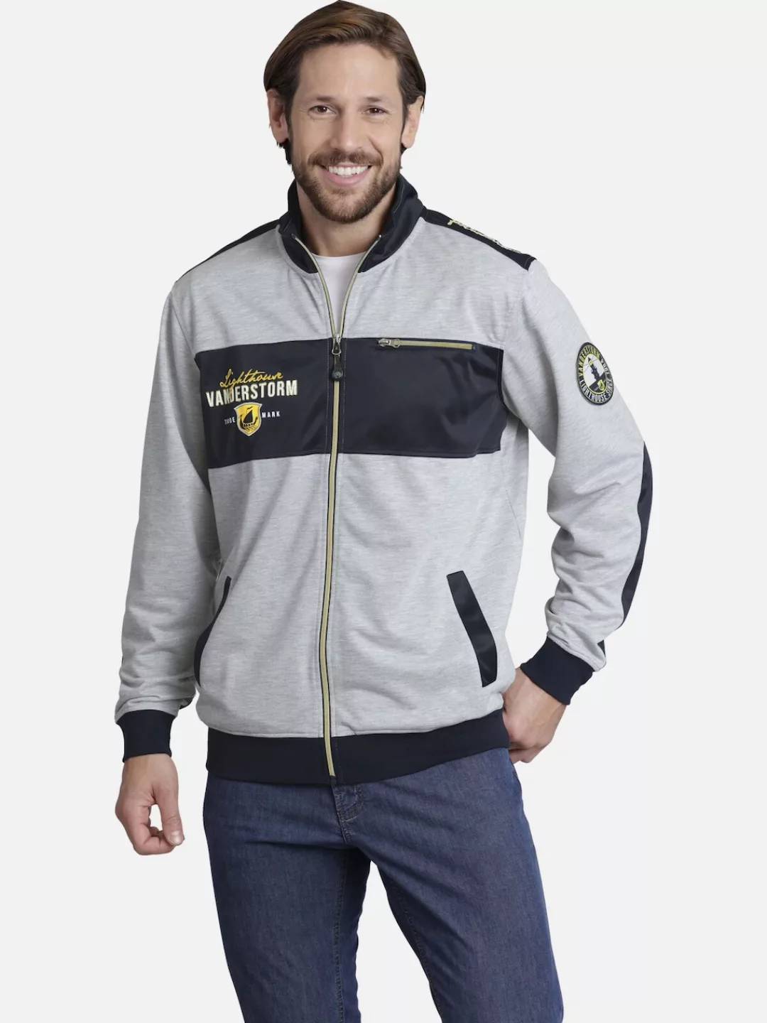 Jan Vanderstorm Sweatjacke "Sweatjacke HARDWIN" günstig online kaufen