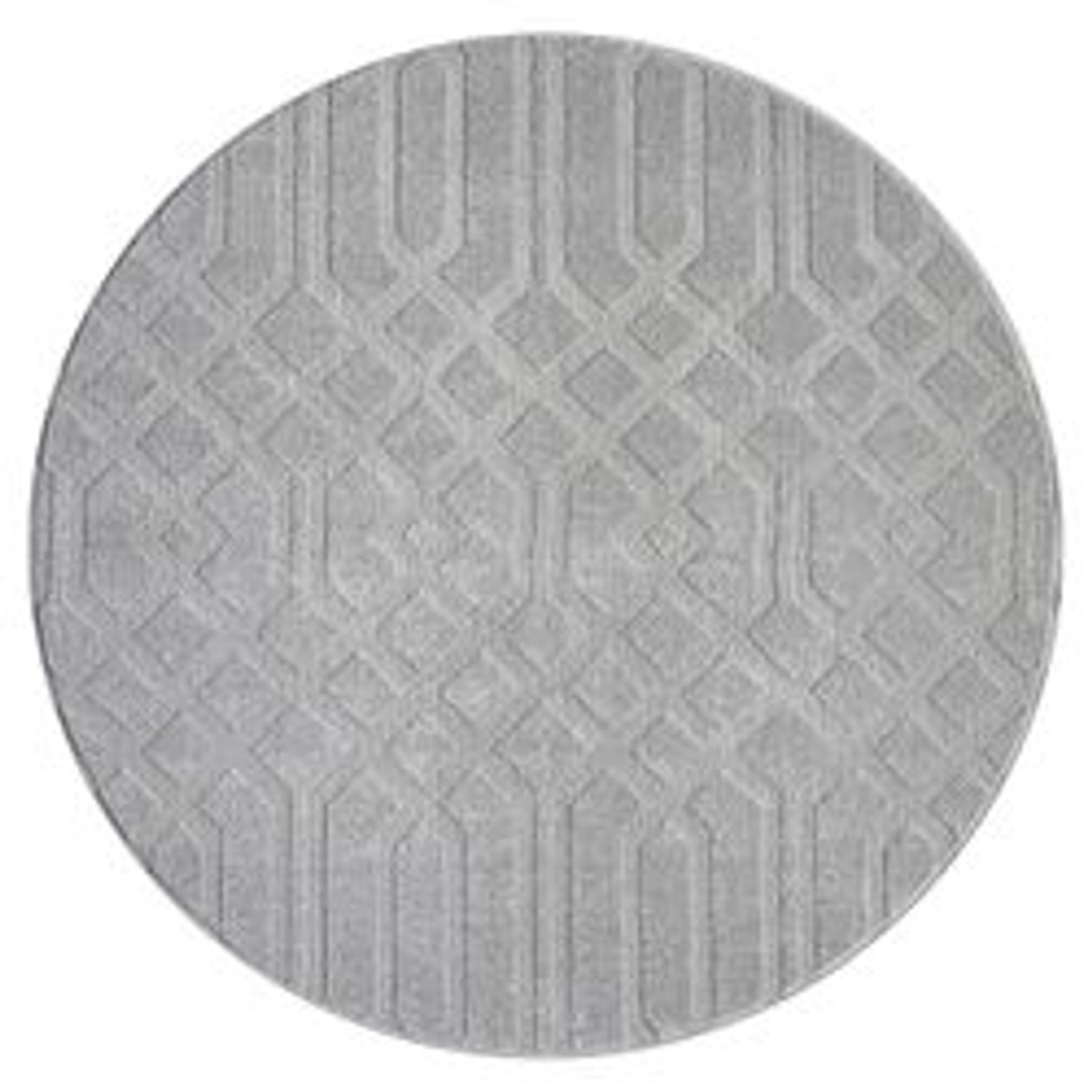 payé Teppich Esso 38 Hochflor Rund 200x200 cm Grau günstig online kaufen