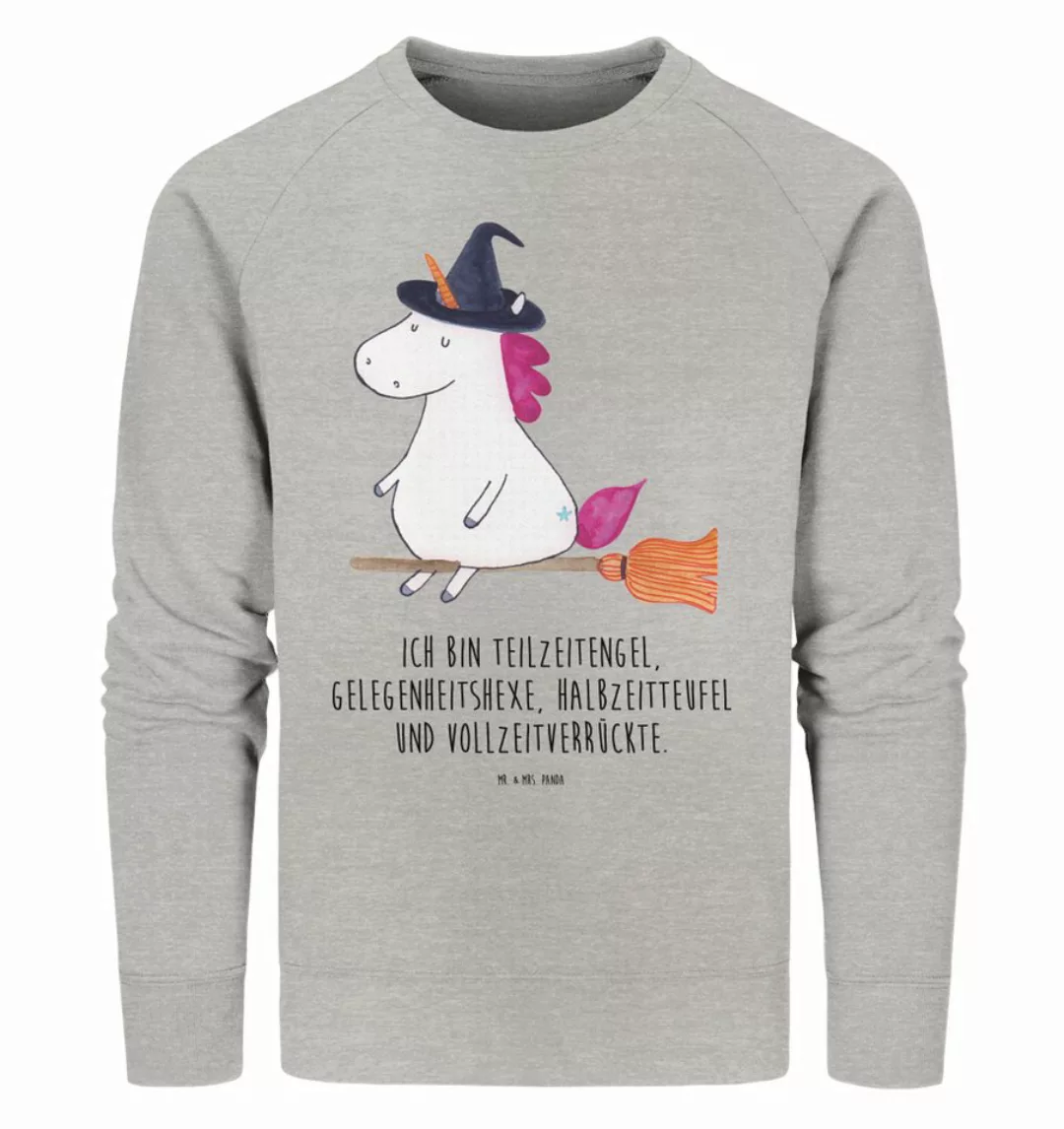 Mr. & Mrs. Panda Longpullover Einhorn Hexe Größe L - Heather Grey - Geschen günstig online kaufen