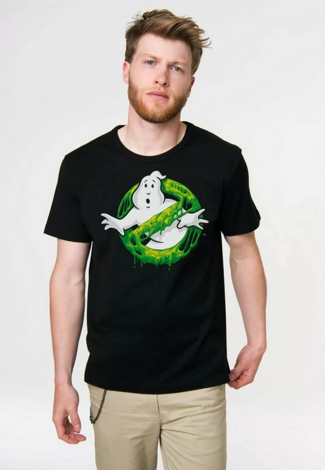 LOGOSHIRT T-Shirt Ghostbusters – Slime Logo mit coolem Print günstig online kaufen