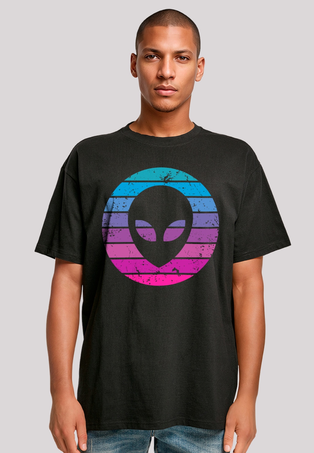 F4NT4STIC T-Shirt "Alien Kopf", Premium Qualität günstig online kaufen