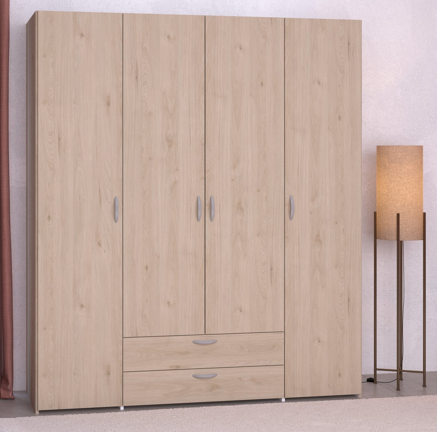 Parisot Kleiderschrank Daily 11 Parisot Eleganter Kleiderschrank Holzoptik günstig online kaufen