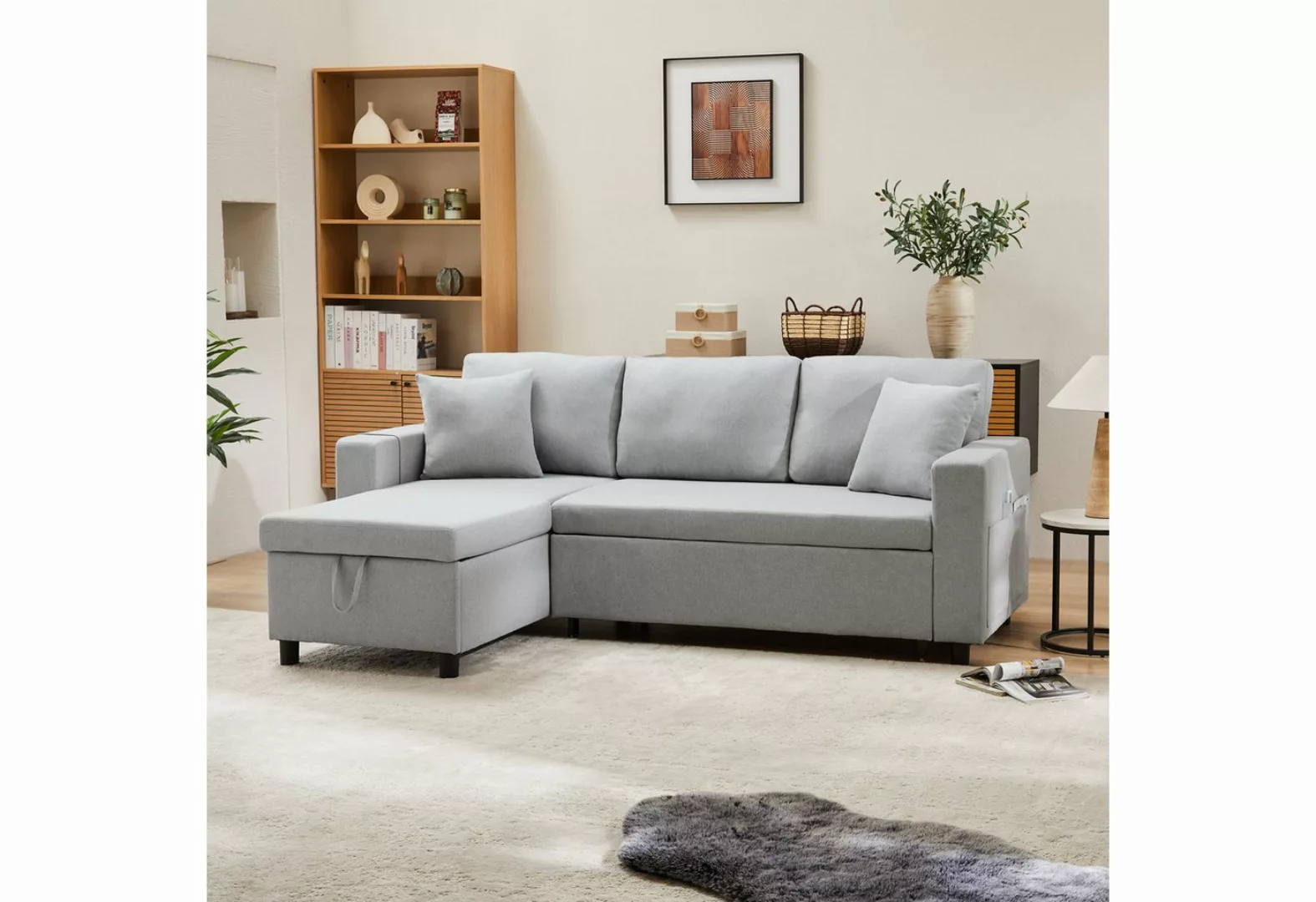 REDOM Sofa Küchensofa Ecksofa Schlafsofa Kindersofa Loungesofa, mit Schlaff günstig online kaufen