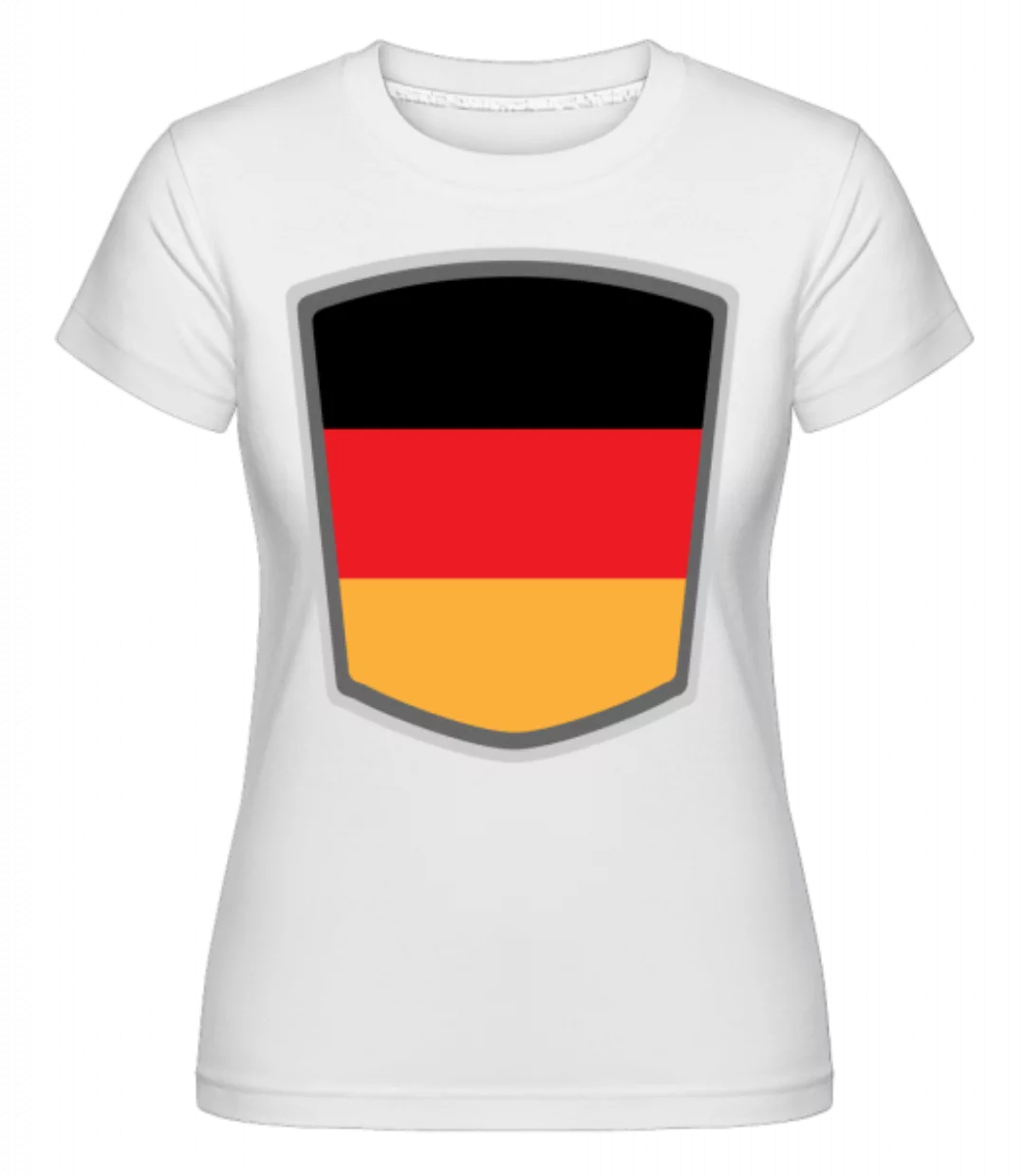 Deutschland Fahne Wimpel · Shirtinator Frauen T-Shirt günstig online kaufen