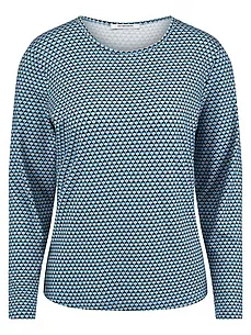 Rundhals-Shirt Peter Hahn blau günstig online kaufen