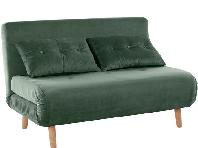 loft24 Daybett Manja, Tagesbett Schlafsofa Sofa mit Samtbezug im modernen D günstig online kaufen