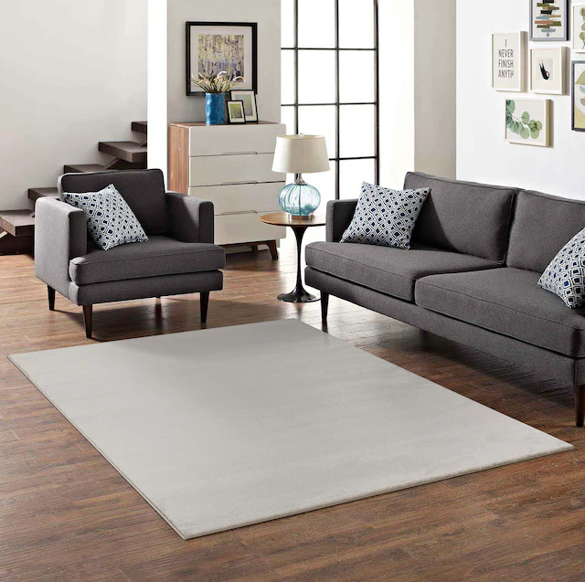 my home Teppich »Kurzflor-Webteppich GRANADA 4800, uni Soft Touch«, rechtec günstig online kaufen