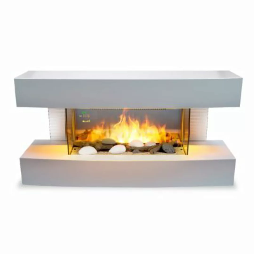 Classic Fire Wandkamin elektrisch Toronto 81,2 x 22 x 41 cm weiß günstig online kaufen