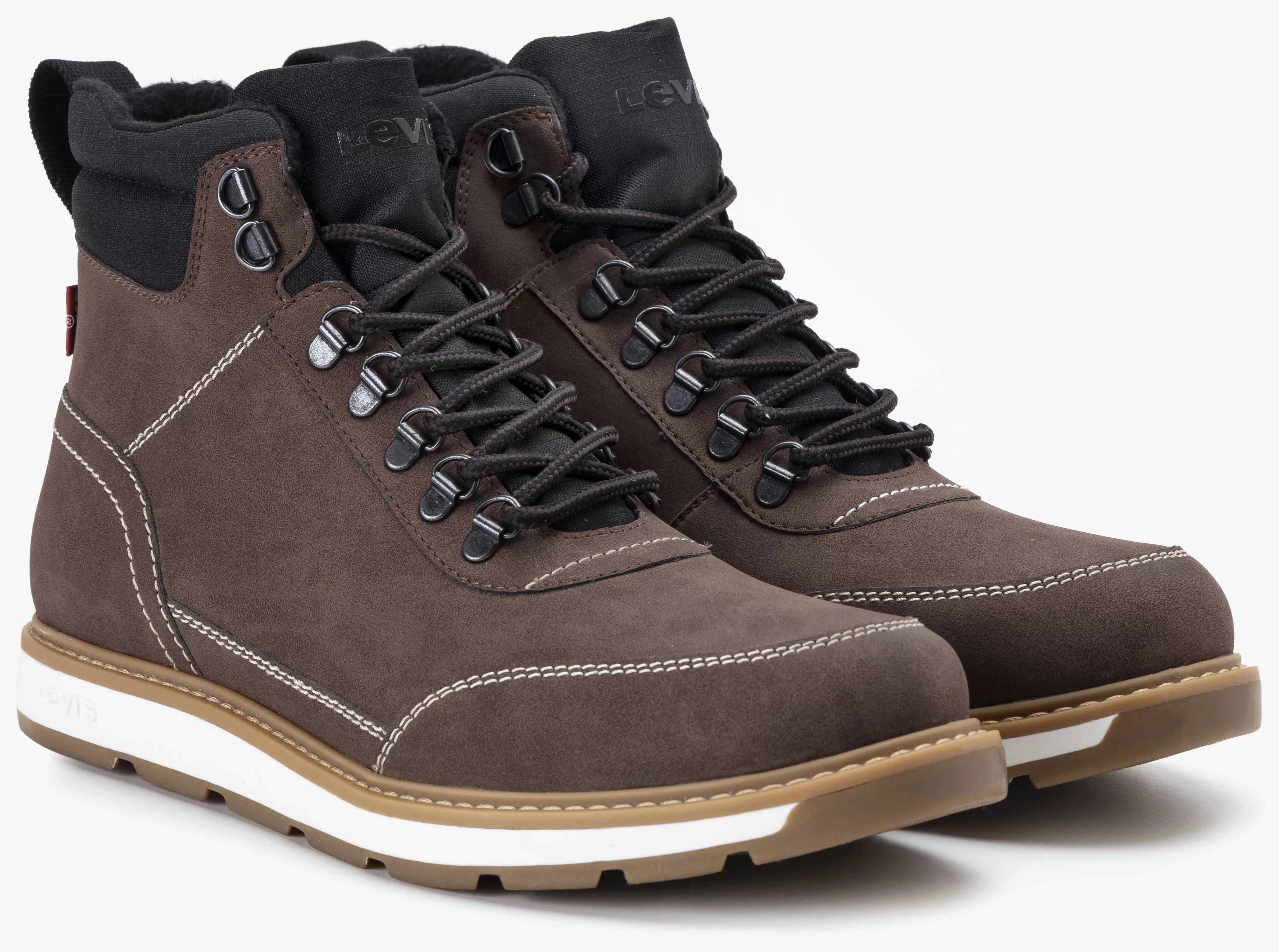 Levis Schnürboots "AXEL", Outdoorschuh, Schnürschuh, High Top-Sneaker mit S günstig online kaufen