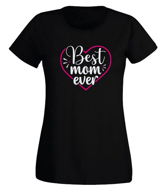 G-graphics T-Shirt Damen T-Shirt - Best Mom Ever Slim-fit, mit Frontprint, günstig online kaufen