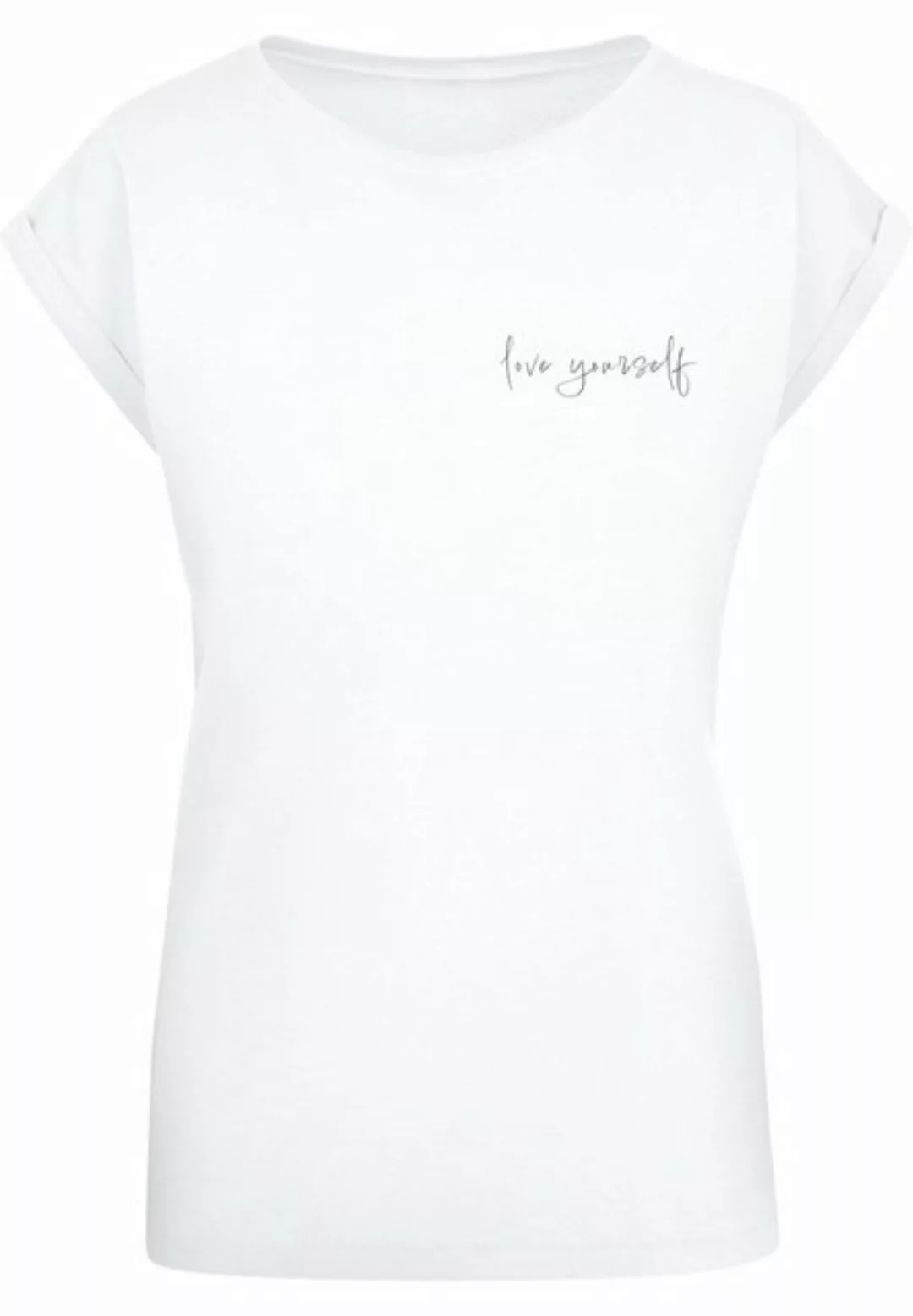 Merchcode T-Shirt Merchcode Damen Ladies Love Yourself T-Shirt (1-tlg) günstig online kaufen