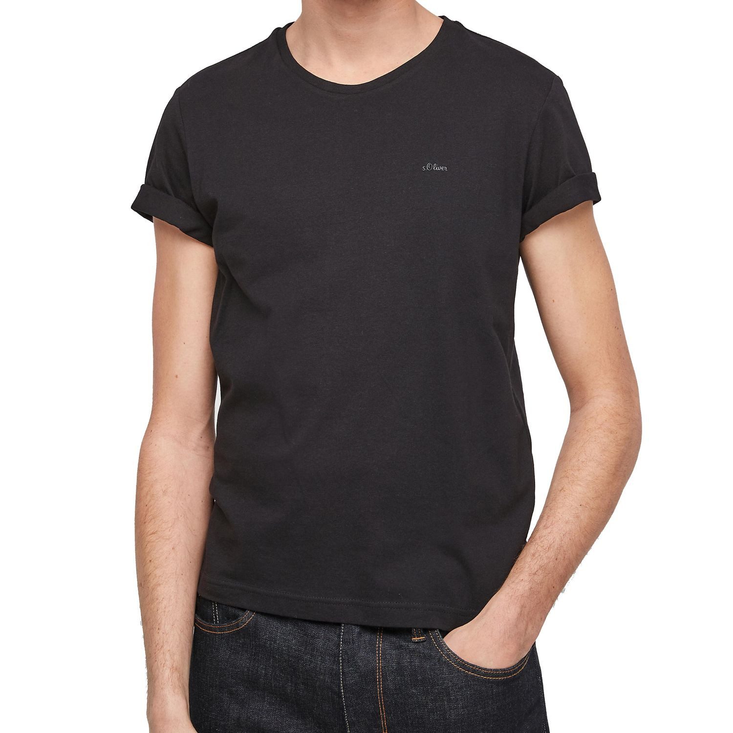 s.Oliver T-Shirt Casual (2-tlg) mit Logo, günstig online kaufen