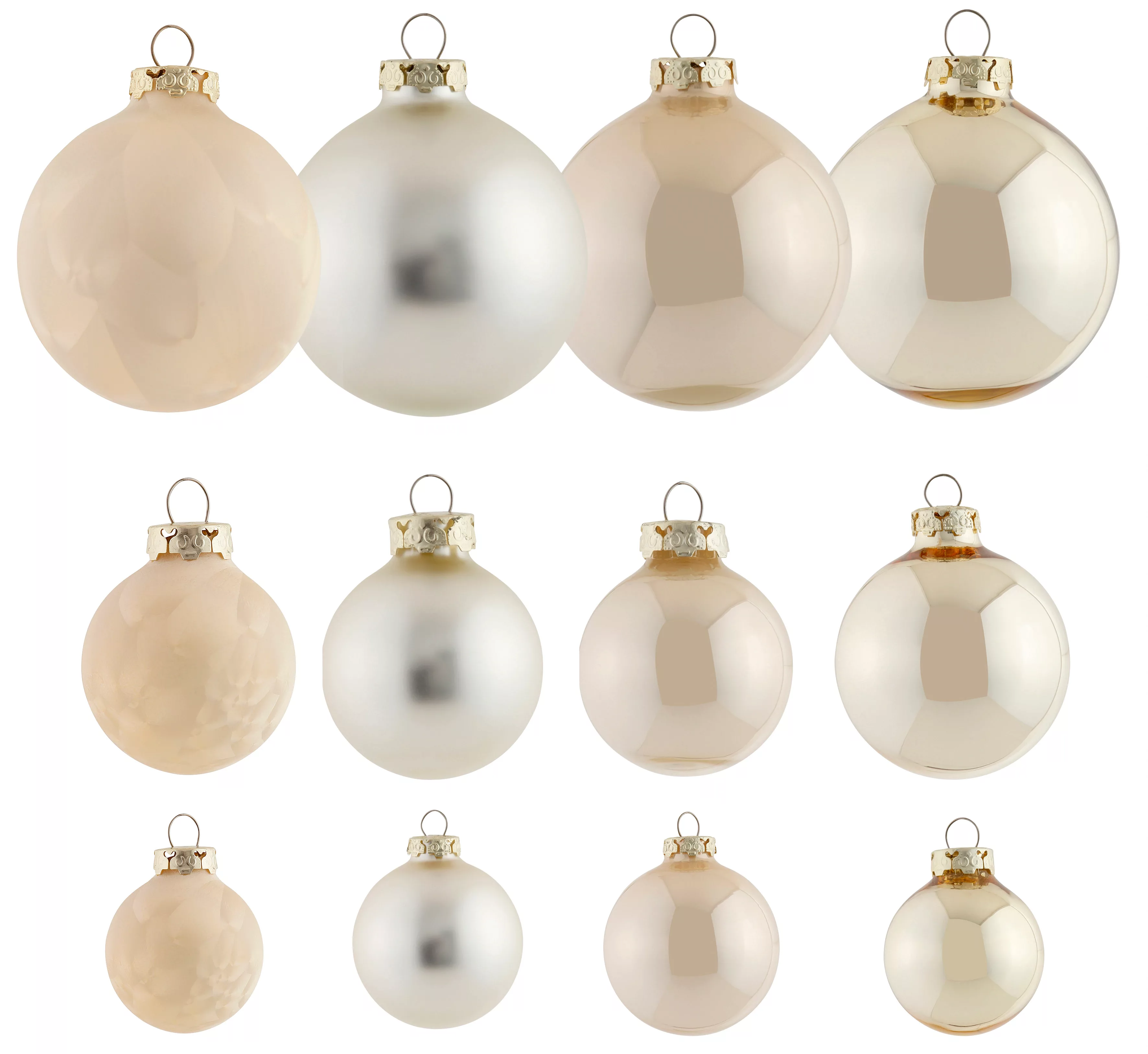 Leonique Weihnachtsbaumkugel "Mayella, Mix-Goldfarben, Weihnachtsdeko, Chri günstig online kaufen