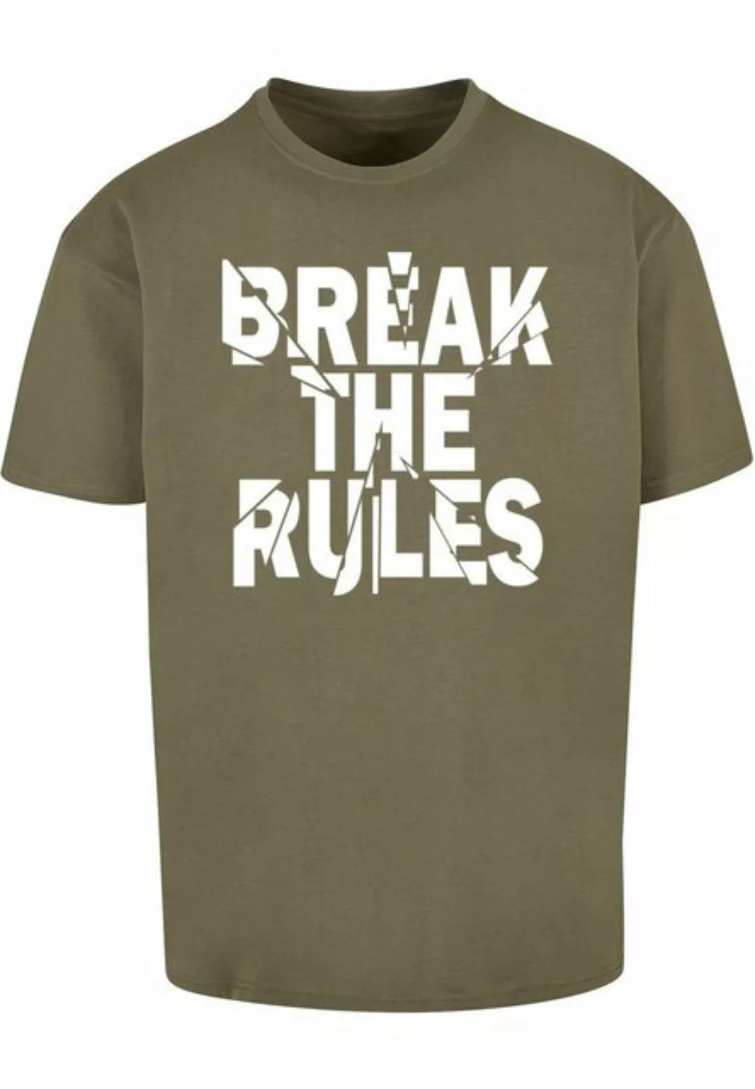 Merchcode T-Shirt Merchcode Herren Break The Rules 2 Heavy Oversize Tee (1- günstig online kaufen