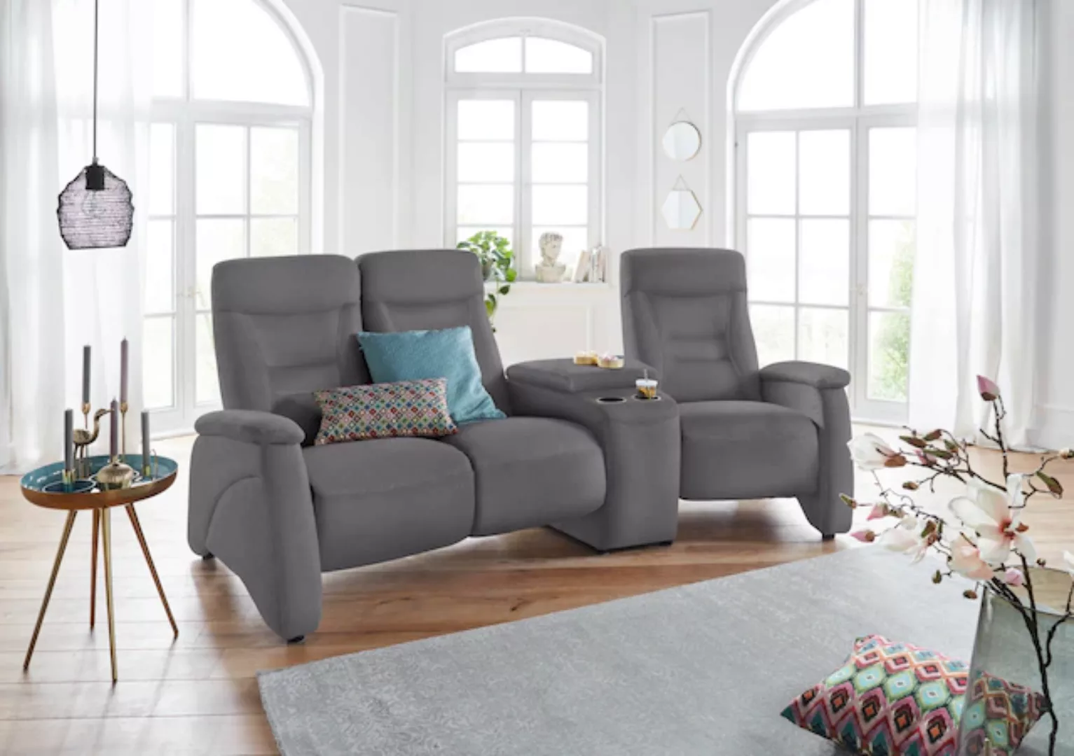 exxpo - sofa fashion 3-Sitzer »Ascoli, Kinosofa mit hohem Sitzkomfort, bequ günstig online kaufen