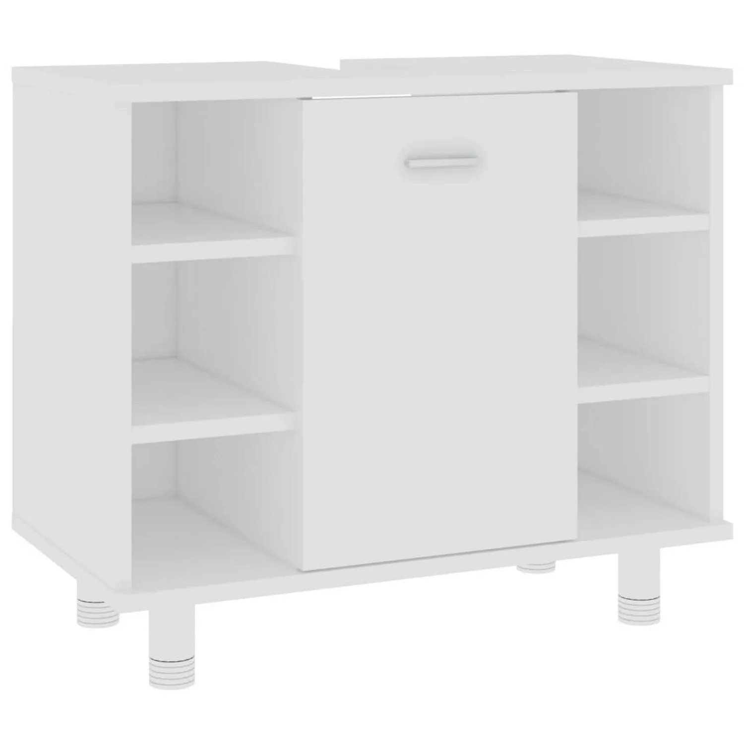 Badezimmerschrank Weiß 60x32x53,5 Cm Spanplatte günstig online kaufen