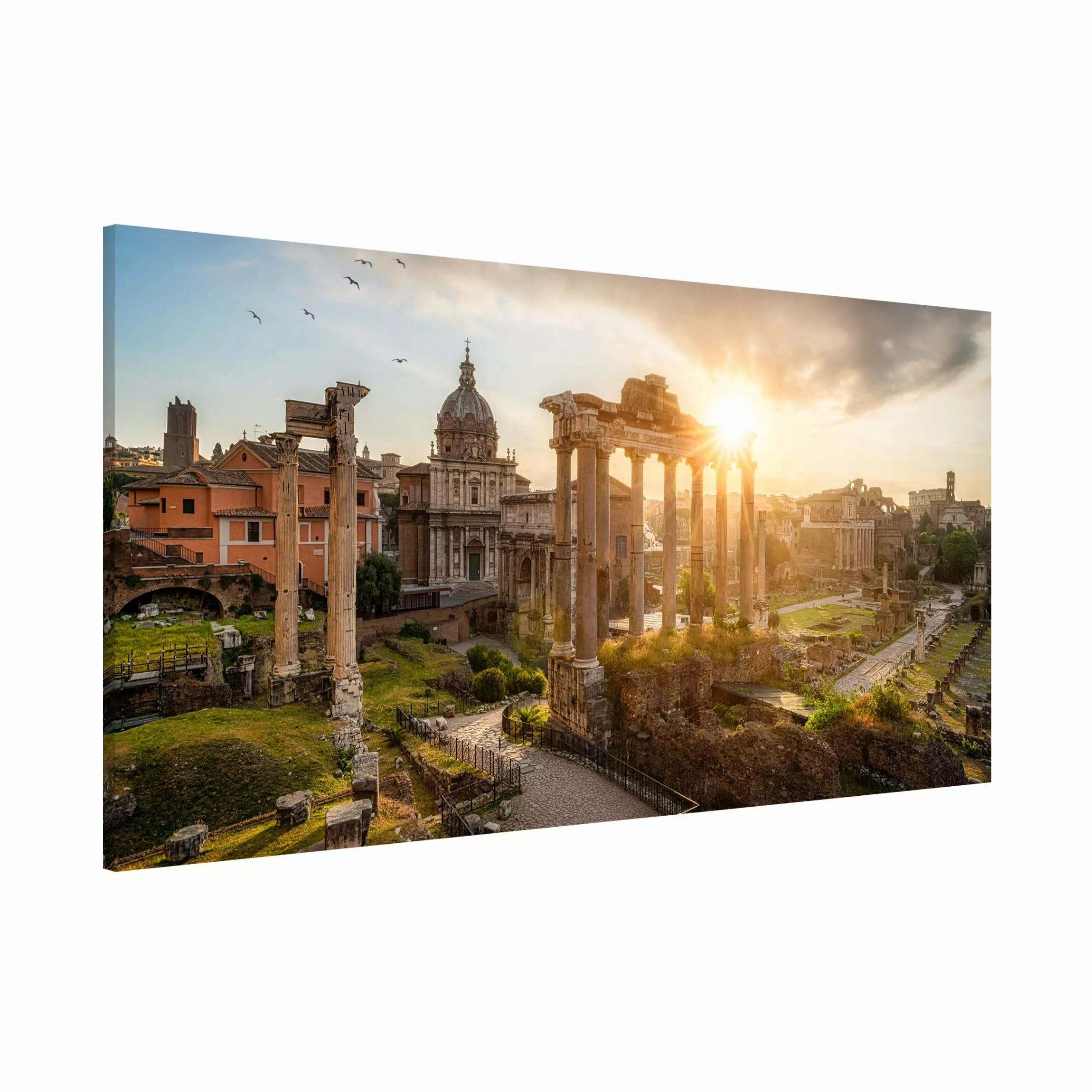 Magnettafel Forum Romanum bei Sonnenaufgang günstig online kaufen