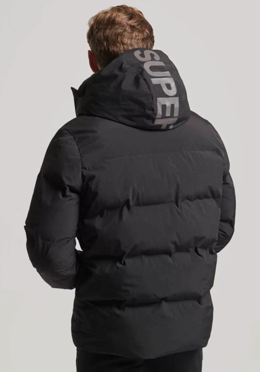 Superdry Steppjacke HOODED BOXY PUFFER JACKET günstig online kaufen