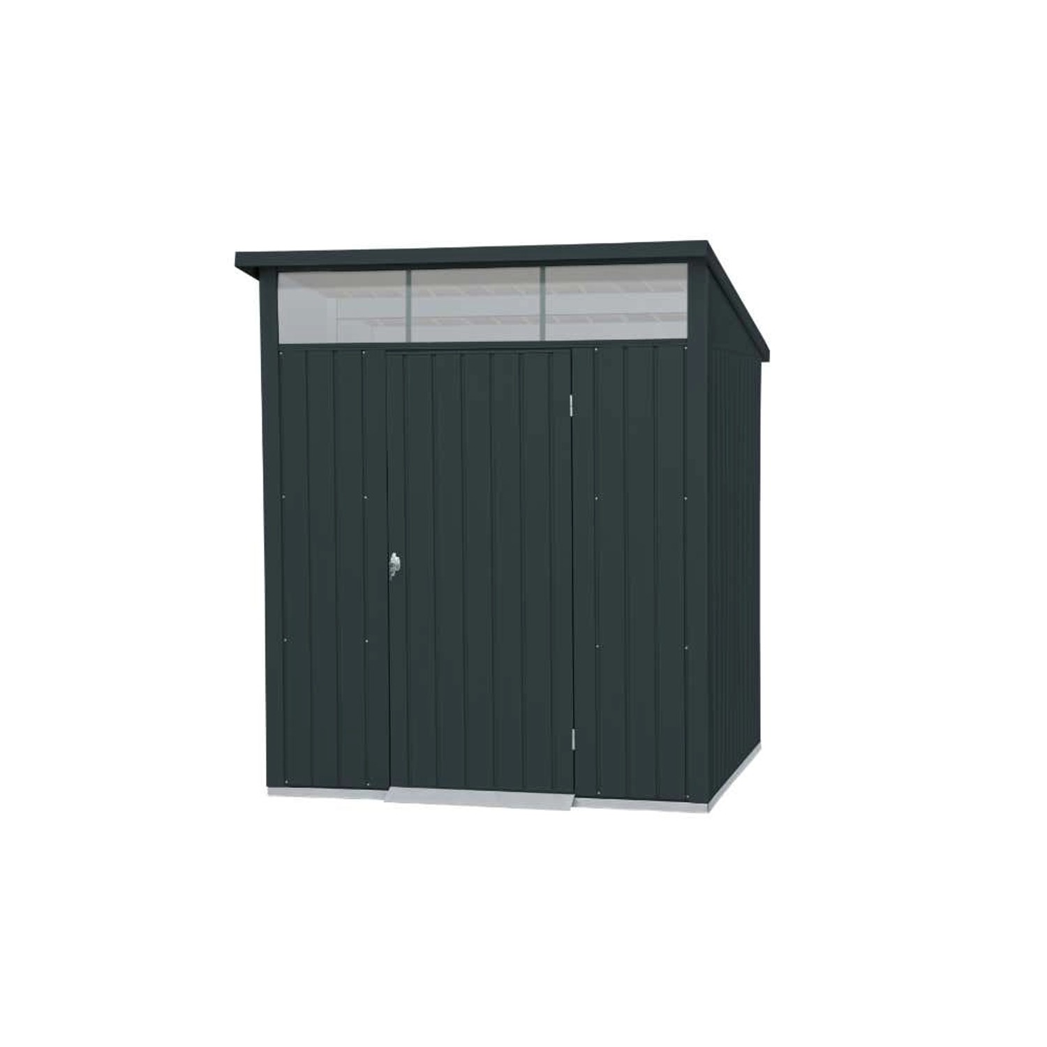 Duramax Metall-Gerätehaus 2x2m in Grau günstig online kaufen