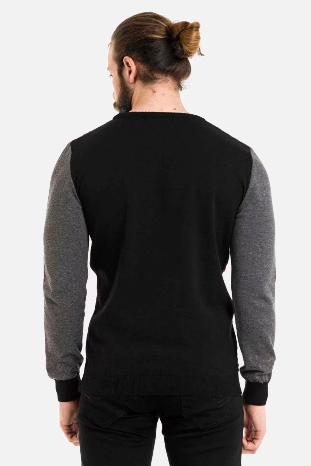 Cipo & Baxx Rundhalspullover "Pullover", im modernen Look, CP263 günstig online kaufen