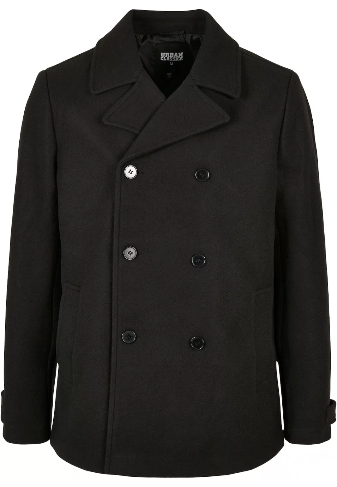 URBAN CLASSICS Allwetterjacke "Urban Classics Herren Classic Pea Coat", (1 günstig online kaufen