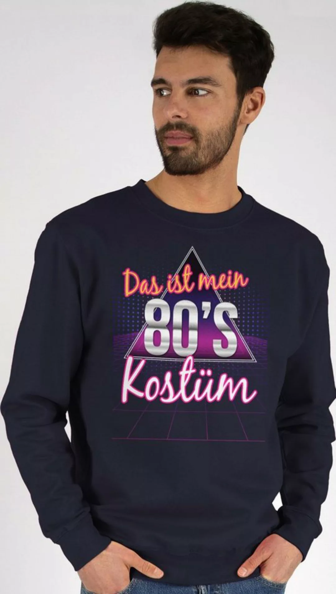 Shirtracer Sweatshirt Das ist mein 80er Jahre Kostüm (1-tlg) Karneval & Fas günstig online kaufen