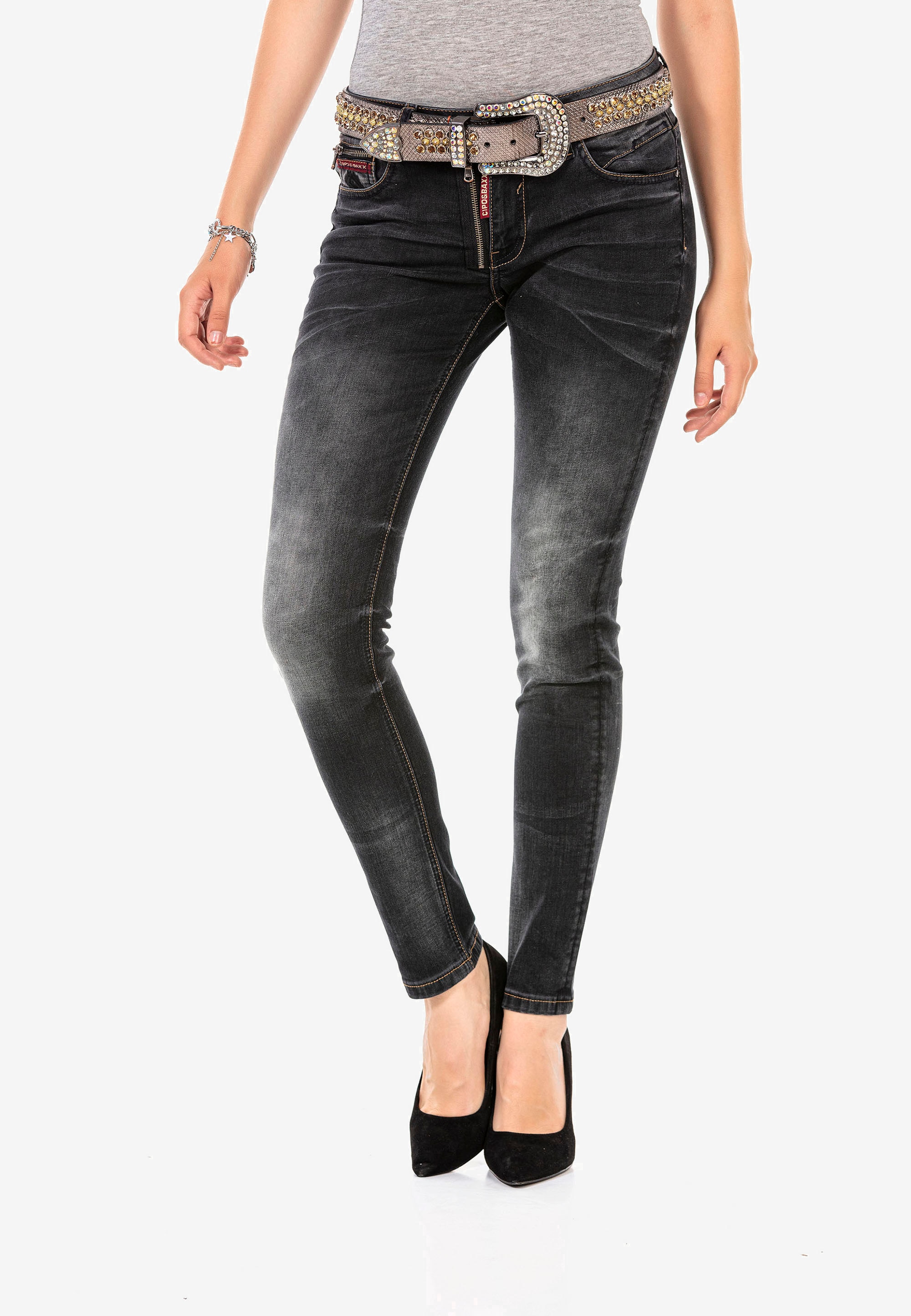 Cipo & Baxx Slim-fit-Jeans, im klassischen 5-Pocket-Stil günstig online kaufen