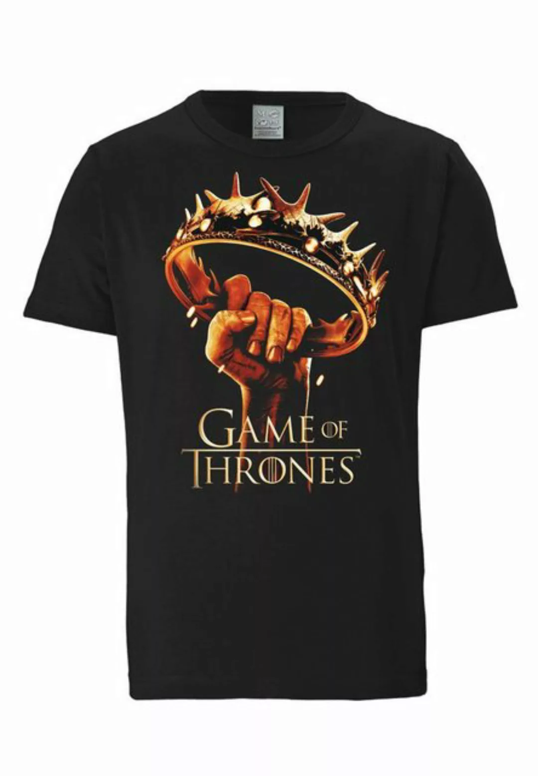 LOGOSHIRT T-Shirt "Game of Thrones - Krone", mit Game Of Thrones-Frontprint günstig online kaufen