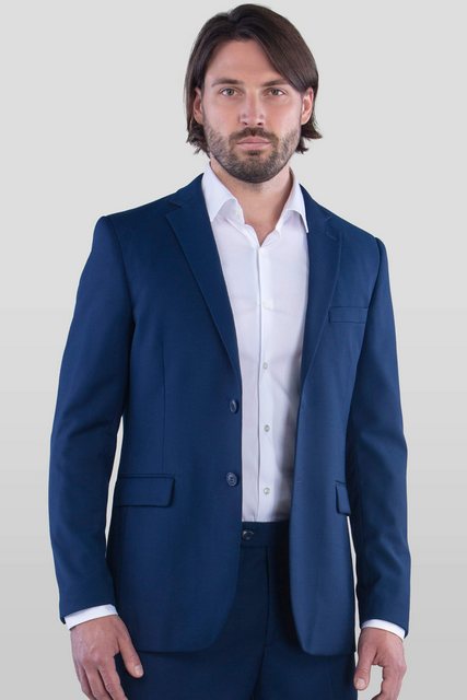 SANDER STELLAN Anzug Herren Business Anzug Slim Fit mit Kleidersack (Anzug günstig online kaufen