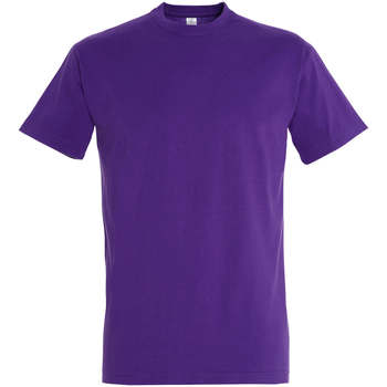 Sols  T-Shirt IMPERIAL camiseta color Morado Oscuro-100% algodón semi-peina günstig online kaufen