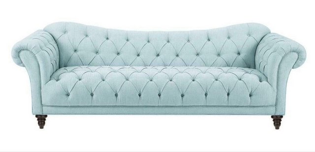 Xlmoebel Chesterfield-Sofa Beige Chesterfield Couch mit Knöpfen, Luxus Pols günstig online kaufen