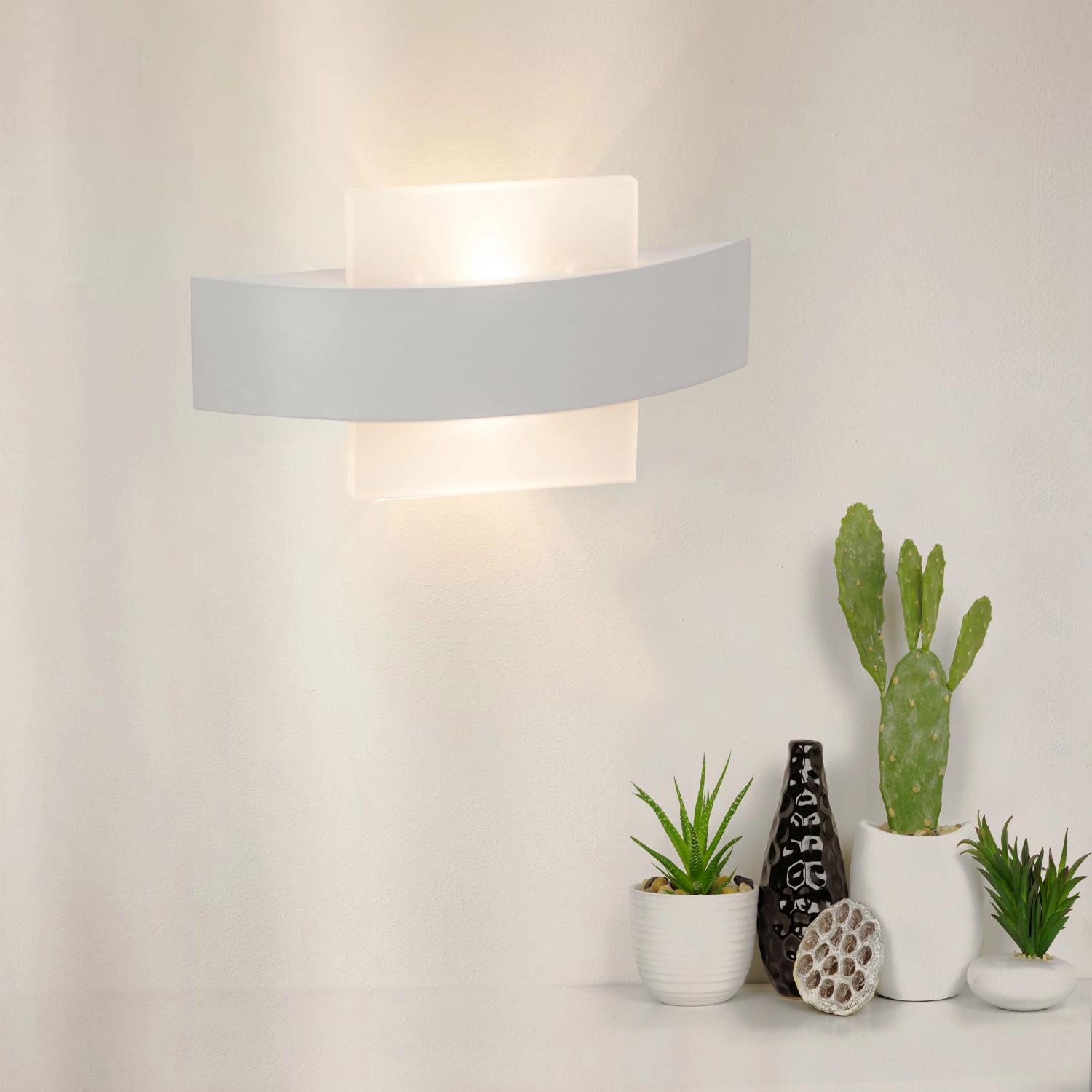 LED Wandleuchte Solution in Weiß 7W 870lm günstig online kaufen