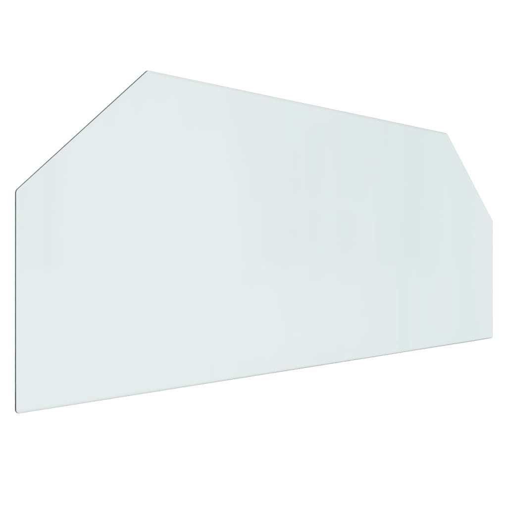 vidaXL Tischplatte Kaminofen Glasplatte Sechseck 120x50 günstig online kaufen