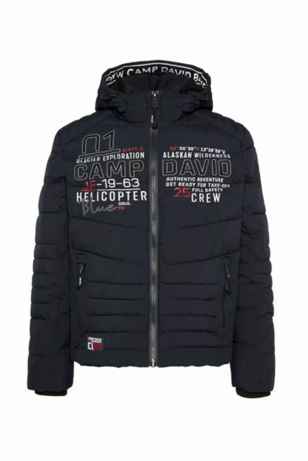 CAMP DAVID Winterjacke mit Stickerei günstig online kaufen