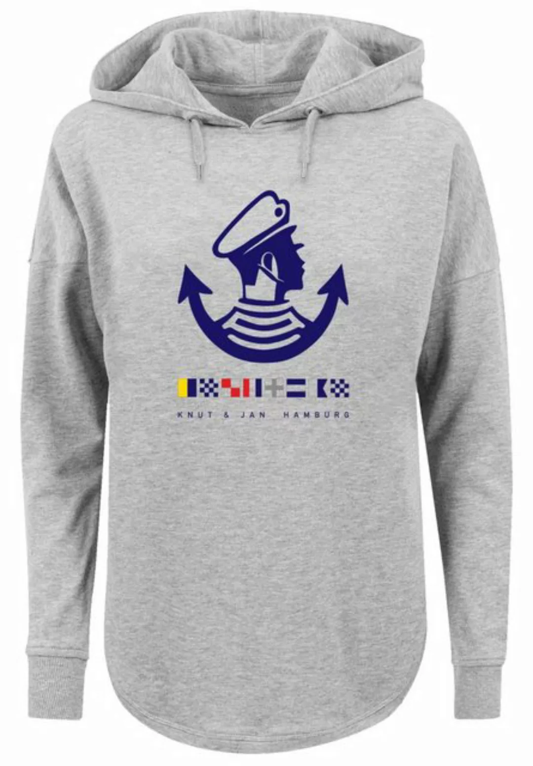 F4NT4STIC Kapuzenpullover Knut & Jan Hamburg Logo Print günstig online kaufen