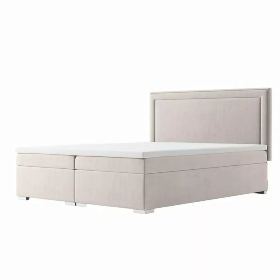 Xlmoebel Bett Doppel-Luxus-Boxspringbett mit Bettkasten-Funktion für Hotels günstig online kaufen