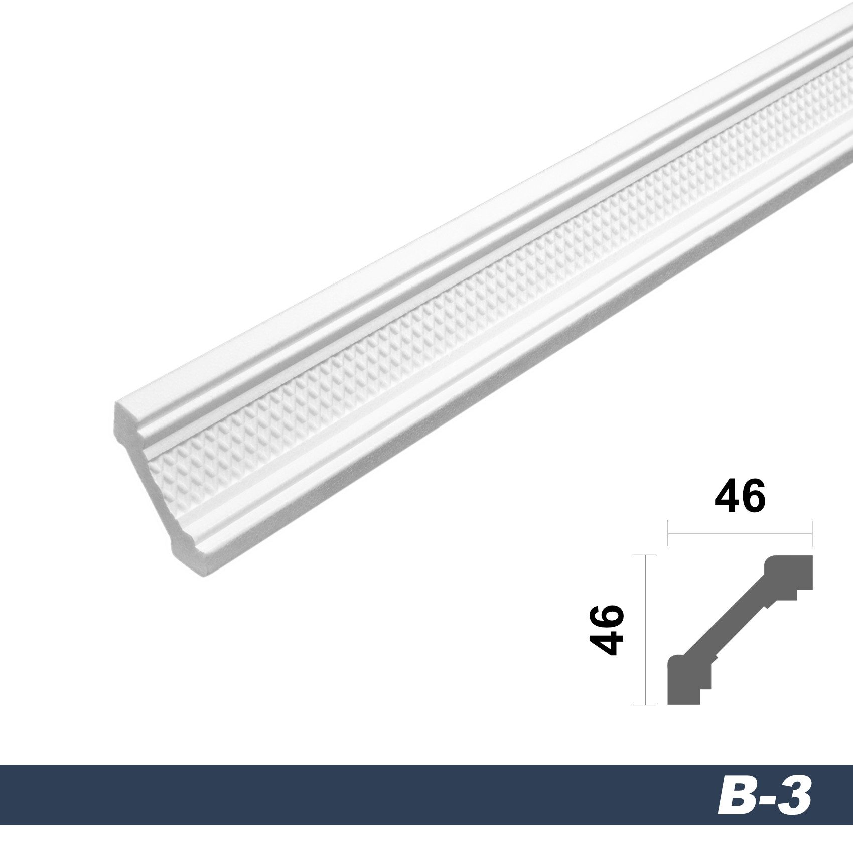 marbet design Stuckleiste B-03, 30 Meter, günstig online kaufen