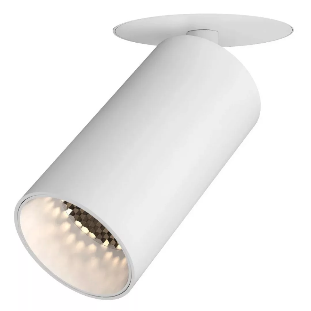 LED Deckeneinbauspot Can in Weiß-matt 8,2W 544lm 133mm günstig online kaufen