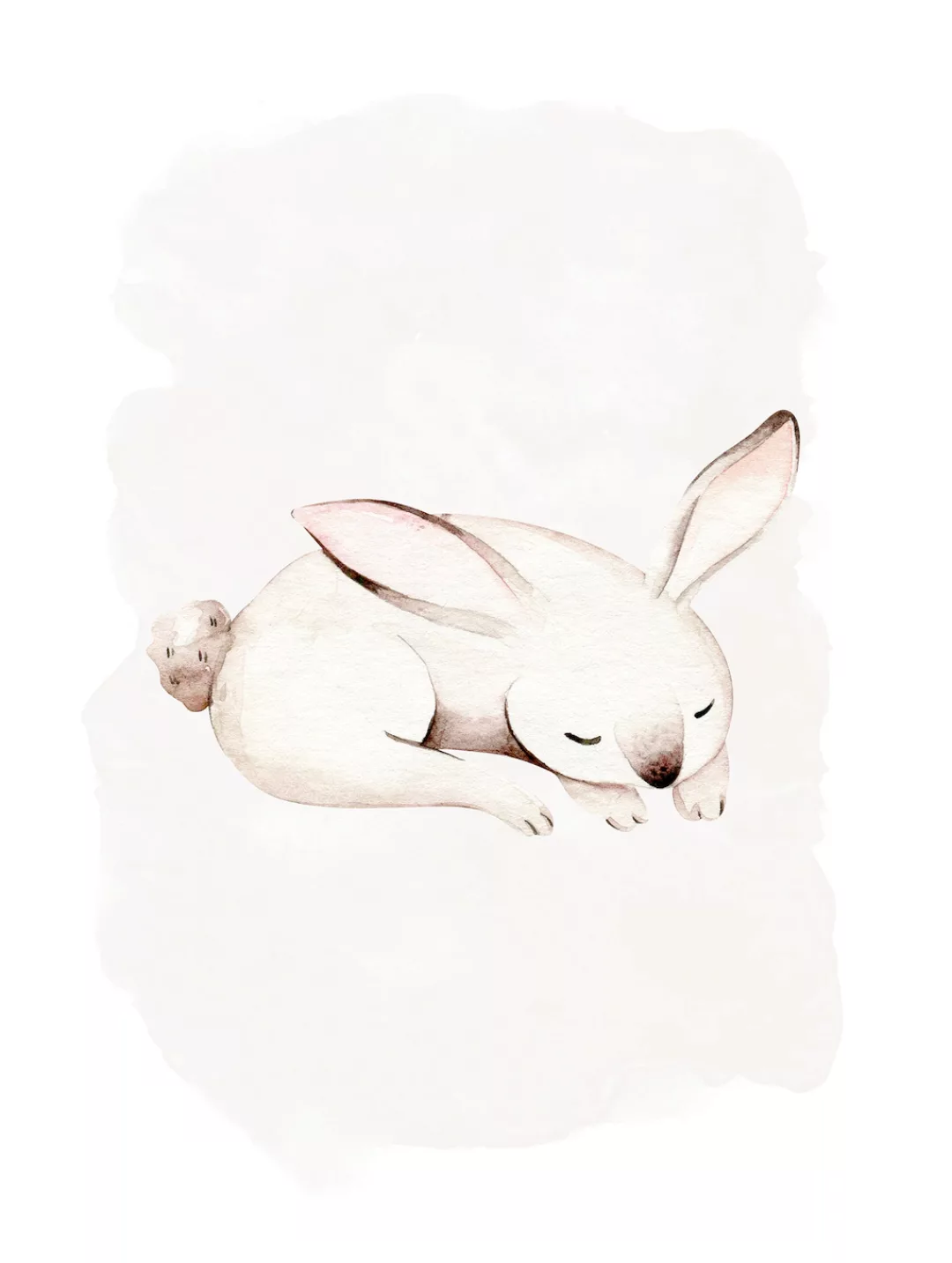 Komar Poster "Sleepy Bunny", (1 St.), Kinderzimmer, Schlafzimmer, Wohnzimme günstig online kaufen