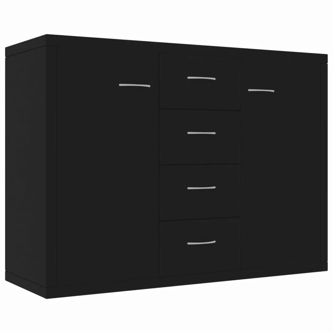 Sideboard Schwarz 88×30×65 Cm Spanplatte günstig online kaufen