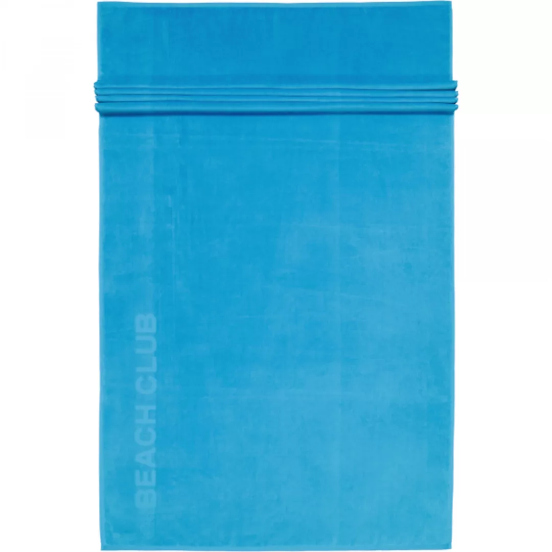 Vossen Strandtücher Beach Club - Farbe: turquoise - 5570 - 100x180 cm günstig online kaufen