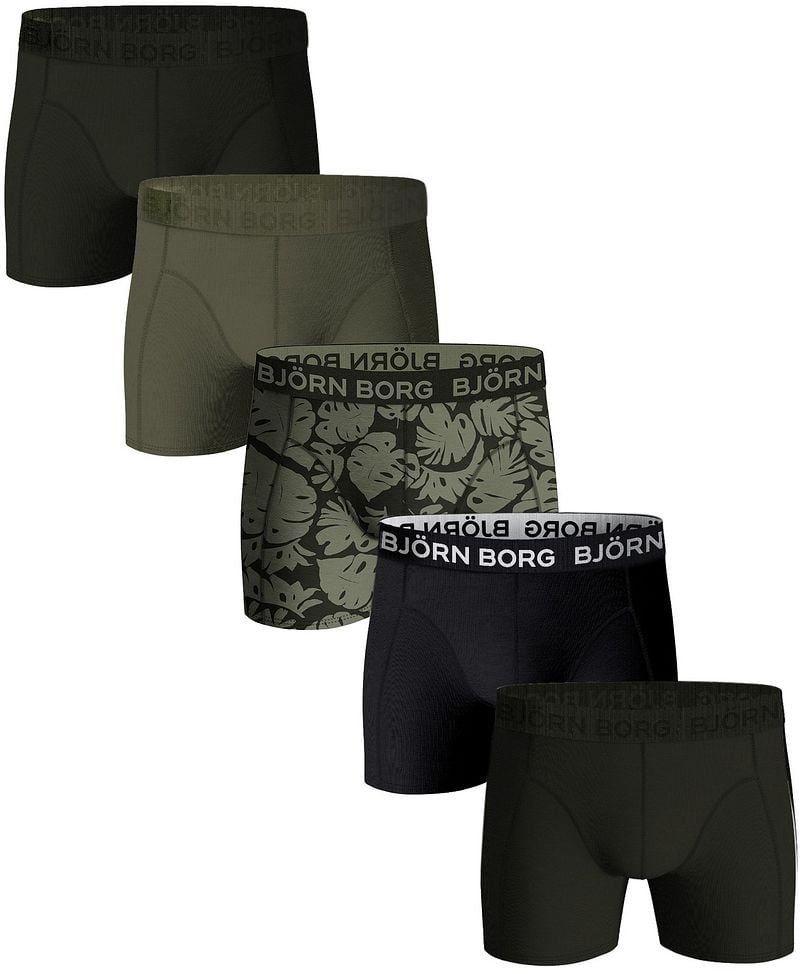 Bjorn Borg Boxers Cotton Stretch 5-Pack Multicolour  - Größe S günstig online kaufen