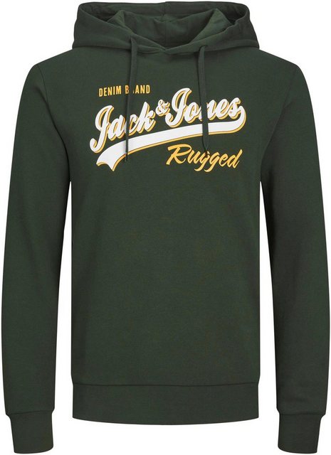 Jack & Jones Kapuzensweatshirt JJELOGO SWEAT HOOD 2 COL 23/24 NOOS günstig online kaufen