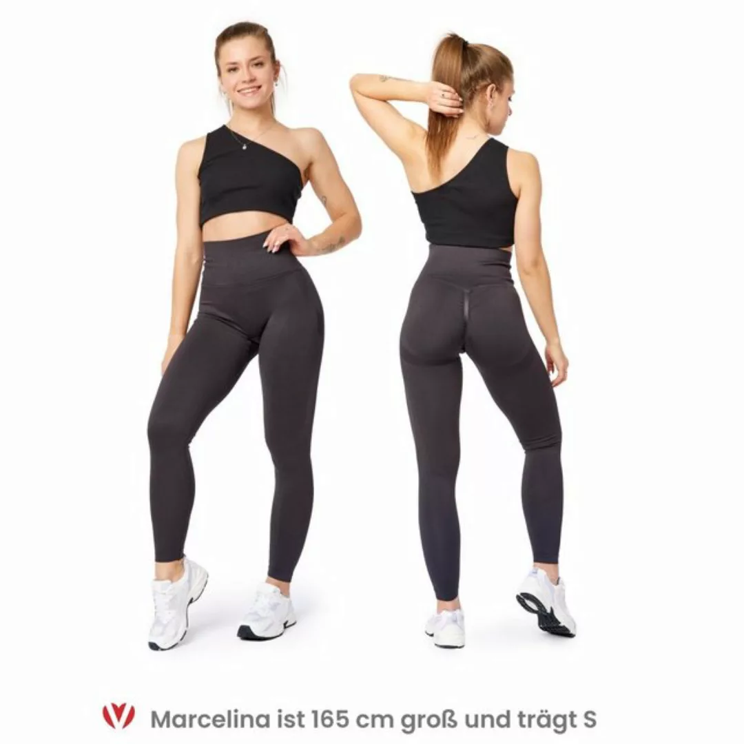 Bellivalini Leggings Damen High Waist Push Up Scrunch BLV50-255 (1-tlg) fig günstig online kaufen