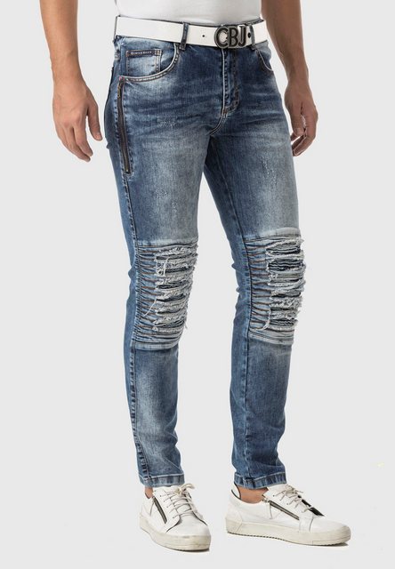 Cipo & Baxx 5-Pocket-Jeans Jeans im Used-Look günstig online kaufen