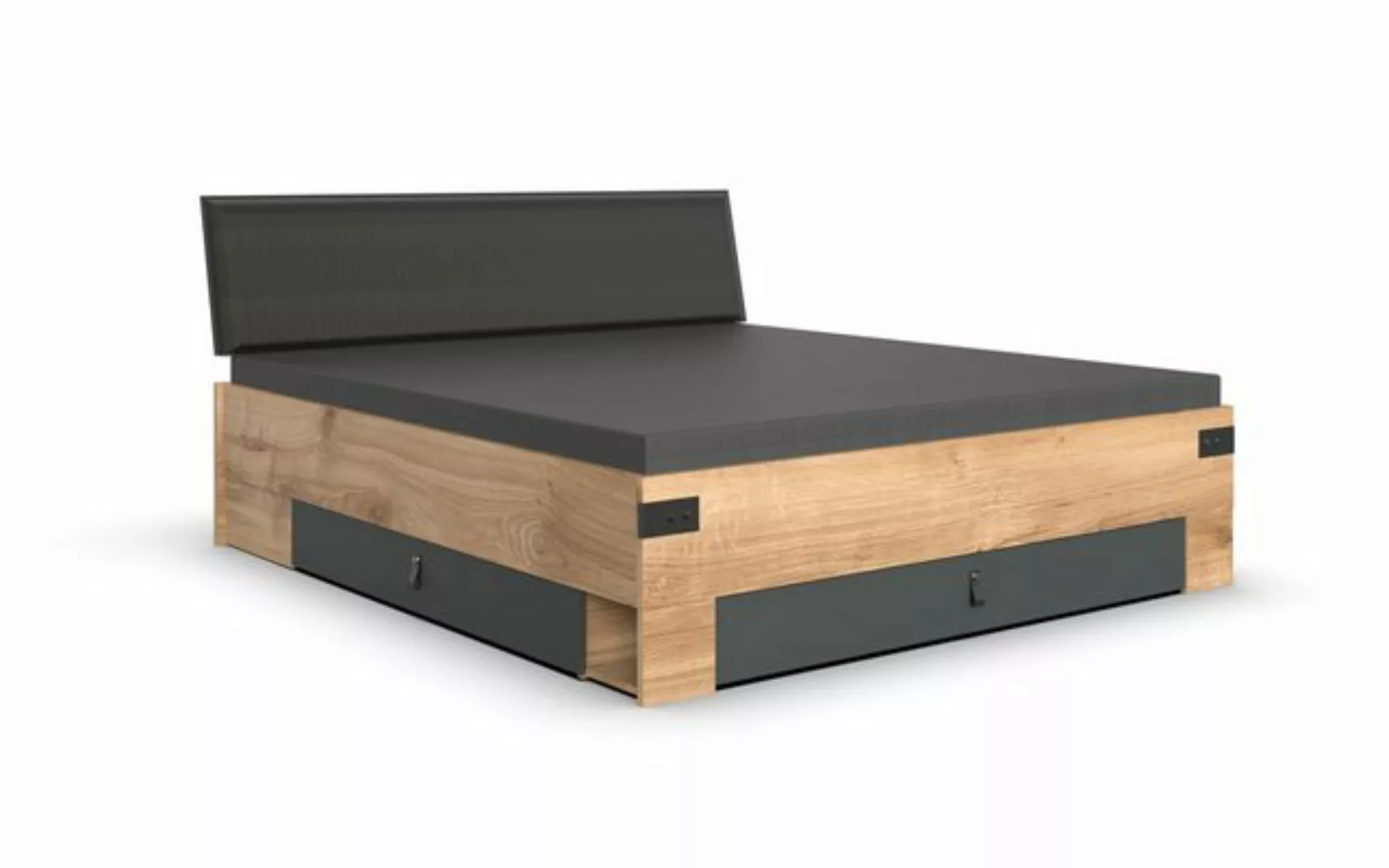 freiraum Bett Stockholm (B/H/T: 189x96x210 cm), in braun günstig online kaufen