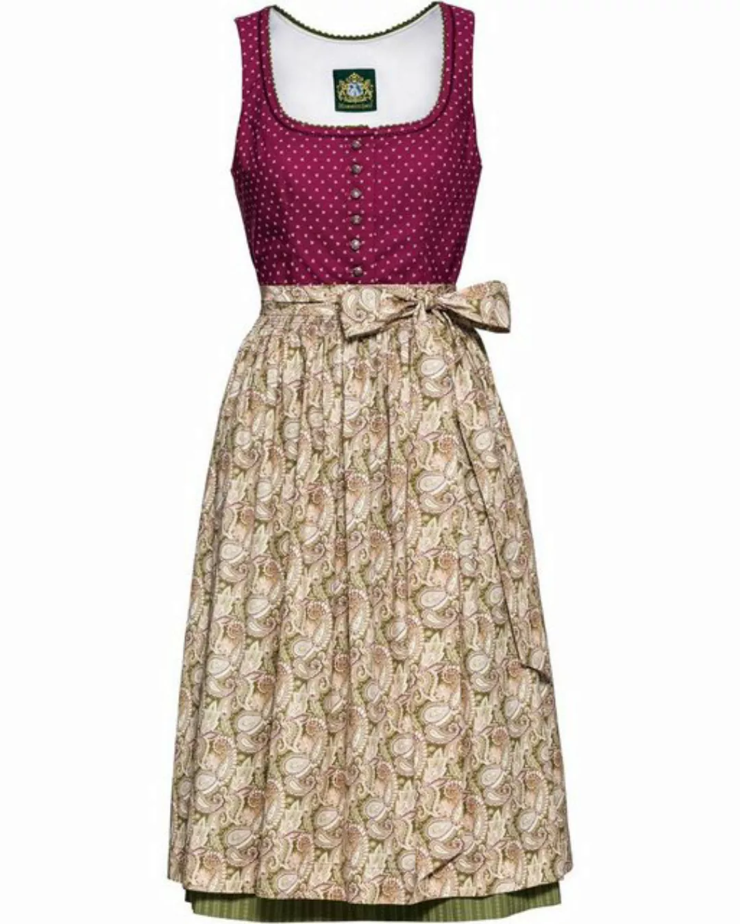 Hammerschmid Dirndl Midi-Dirndl Koflersee mit Paisley-Muster günstig online kaufen